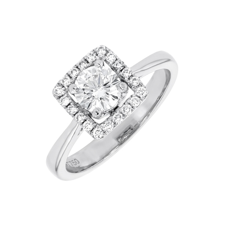 Solitaire diamants 0.91 carat platine 6.86g Comme neuf -  reconditionné disponible sur Gemme Les Bijoux